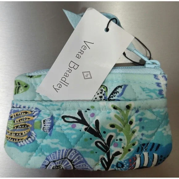 Vera Bradley Antilles Treasure Zipper Coin Purse NWT - Picture 1 of 4